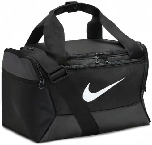 NIKE Unisex gym bag Black/Black/White, One Size