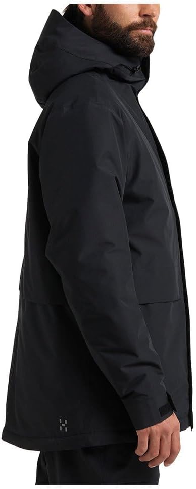 Haglofs Herr Salix Proof Mimic parkas jacka, äkta svart, M, riktigt svart, M