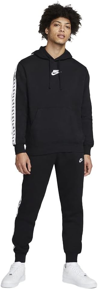 Nike Essential Fleece Graphic, Men, Black, Size L