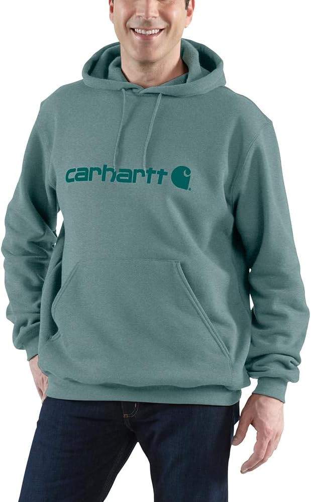 Carhartt herr Loose Fit Midweight Logo Graphic Sweatshirt Tröja