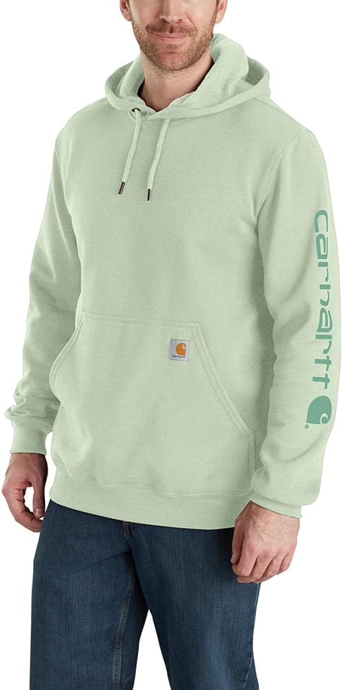 Carhartt herr Loose Fit Midweight Logo Graphic Sweatshirt Tröja