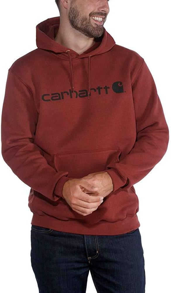 Carhartt herr Loose Fit Midweight Logo Graphic Sweatshirt Tröja