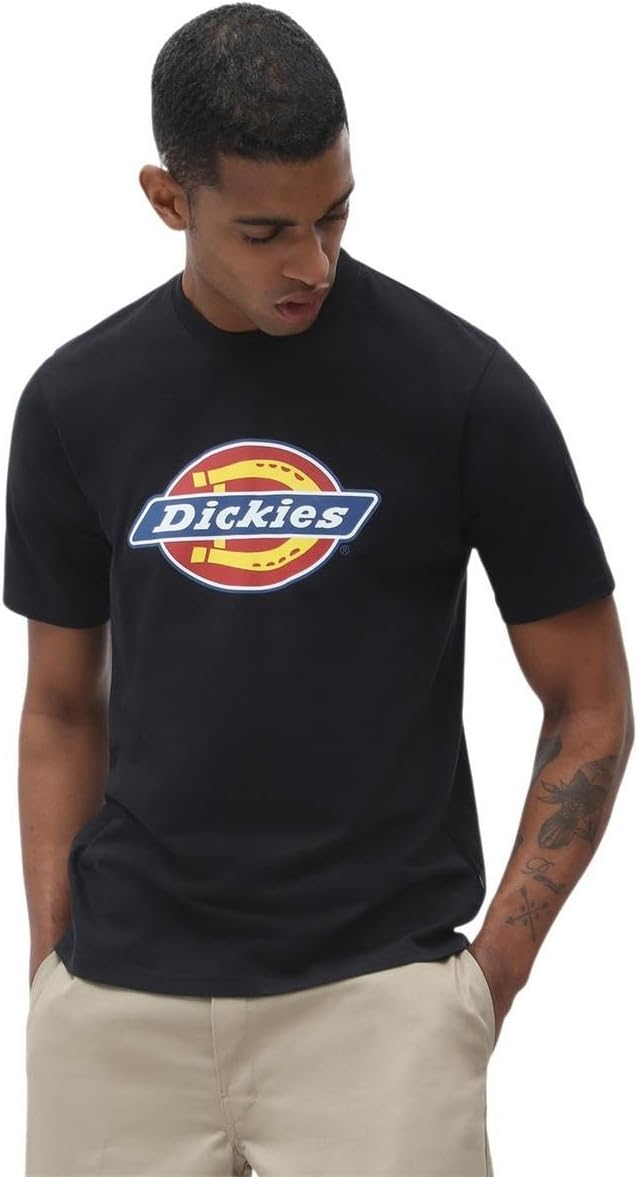Dickies Icon Logo Men's T-Shirt Black Plain