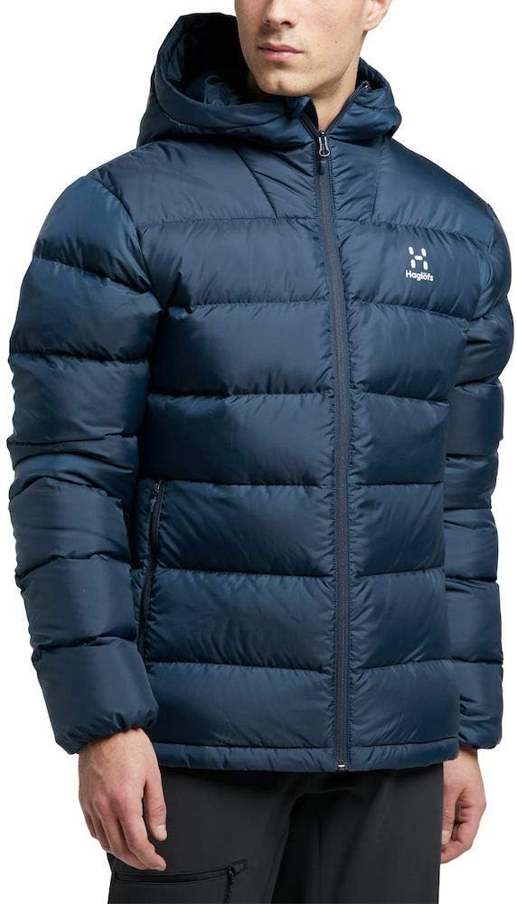 Haglöfs Men's Down Jacket, Bield Down Hood Warming, Breathable, Water Repellent