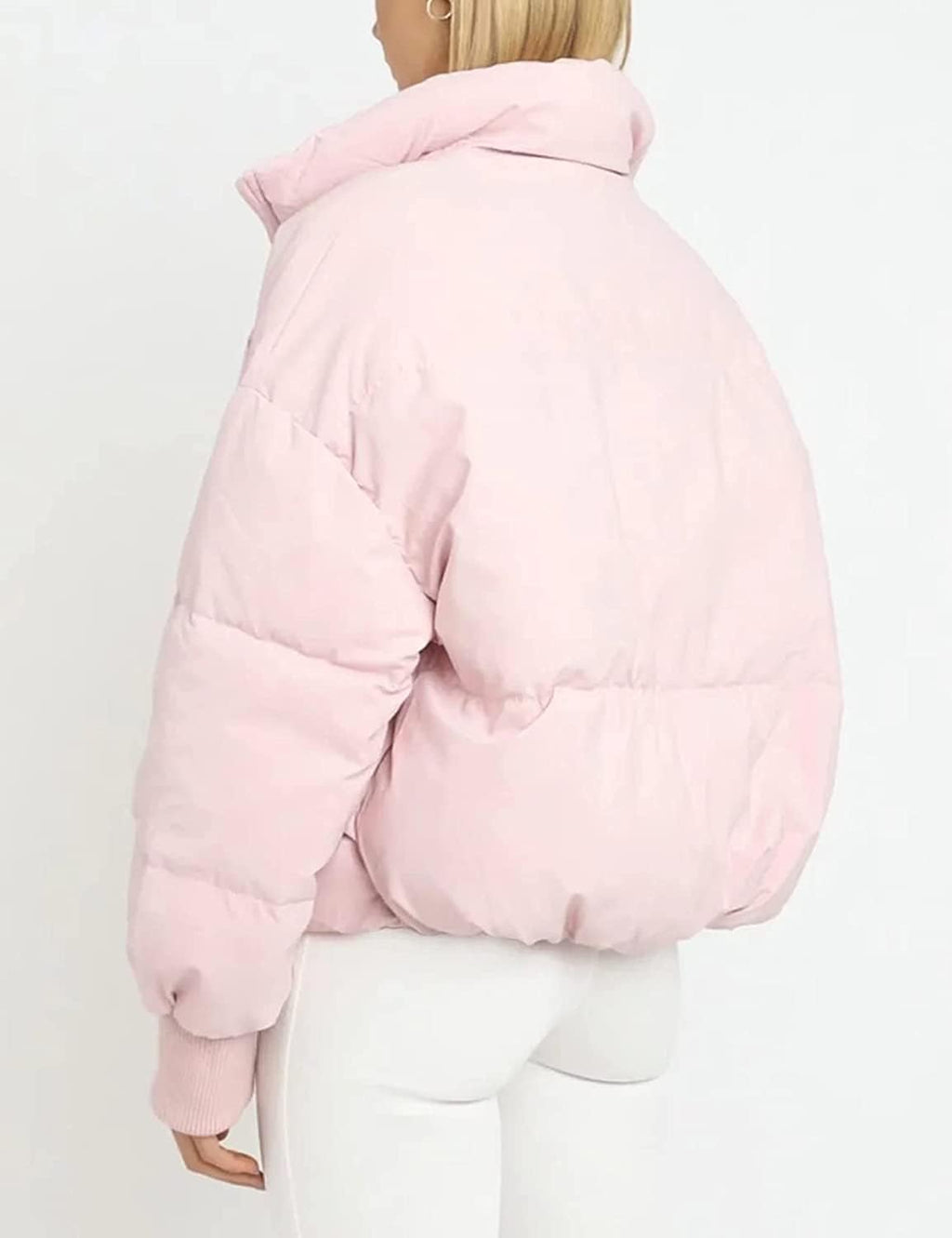 Gihuo Women’s Winter Cropped Puffer Jacket Coat Short Warm Quilted Jacket 2026