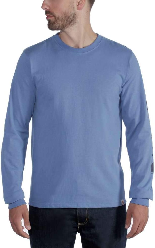 Carhartt Men's signature logo long sleeve t-shirt
