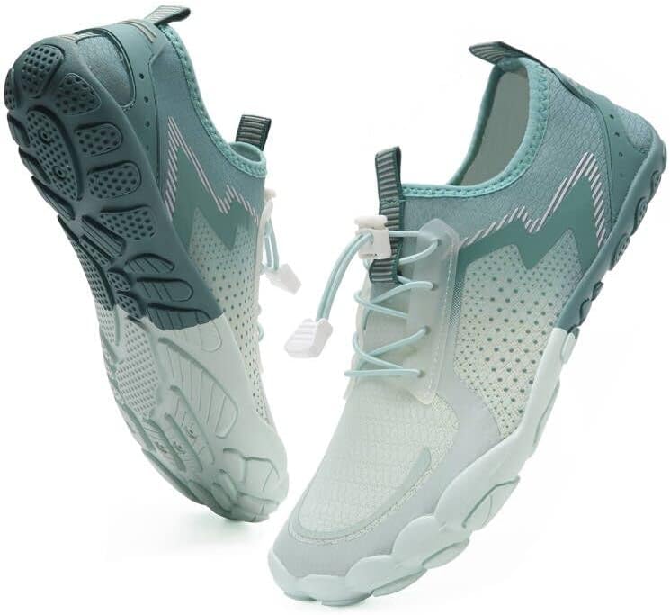 Water Shoes Men Women Quick Dry Sports Water Shoes Unisex Swimming Shoes with 14 Drainage Holes for Bath, Walking, Yoga, Lake, Beach, Garden, Park, Driving, Boating