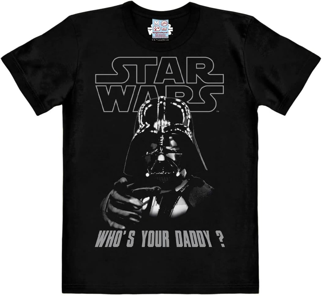 Logoshirt® Star Wars I Darth Vader I Who's Your Daddy I T-shirt Print I dam och herr I rund hals I kortärmad I licensierad originaldesign