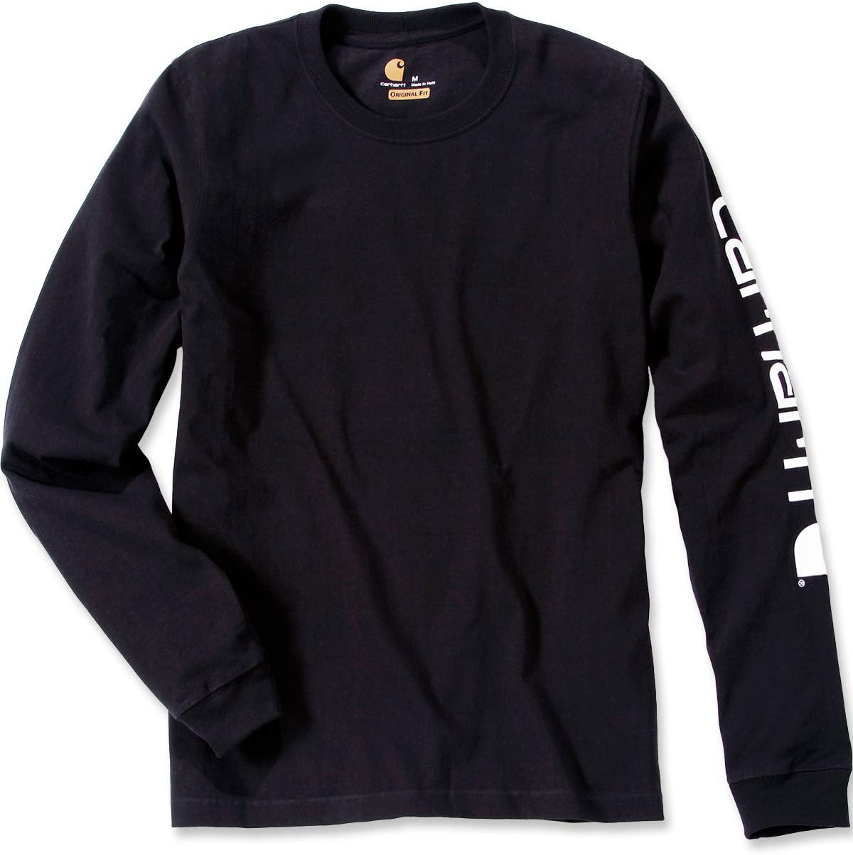 Carhartt Men's signature logo long sleeve t-shirt