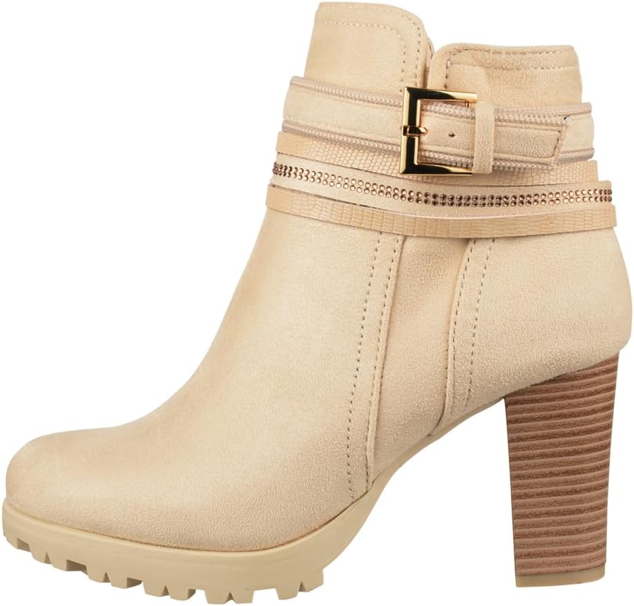 Elara Ladies Ankle Boot Chunkyrayan