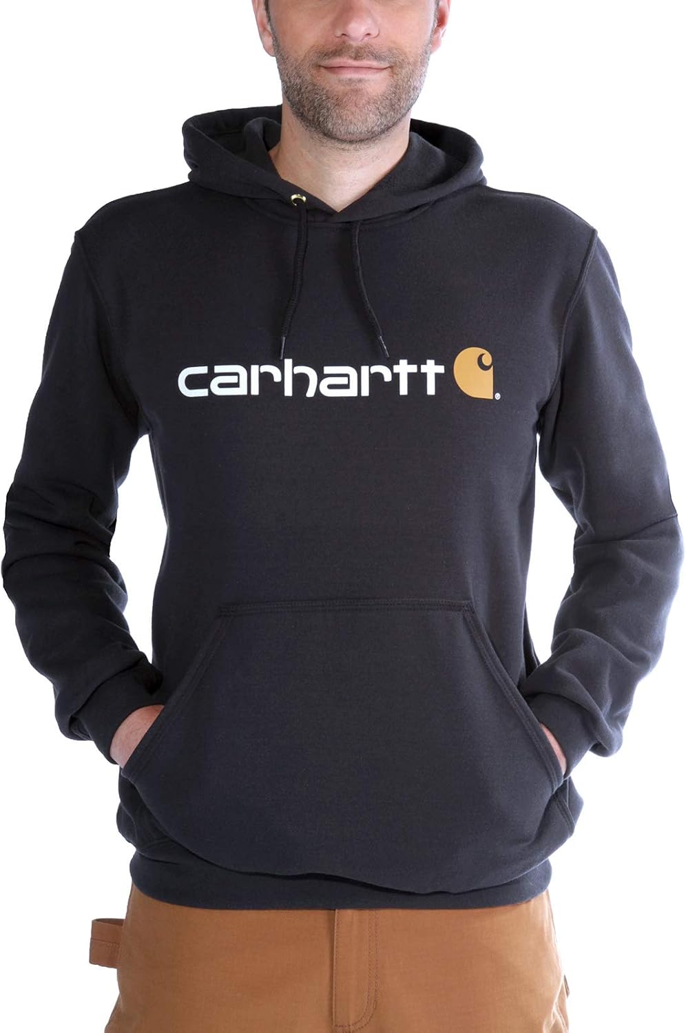 Carhartt herr Loose Fit Midweight Logo Graphic Sweatshirt Tröja