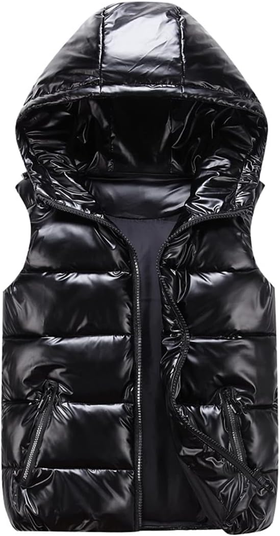 Unisex Winter Hooded Down Vest