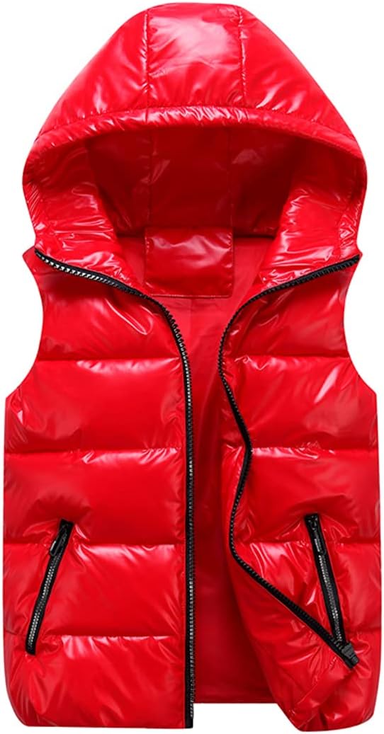 Unisex Winter Hooded Down Vest