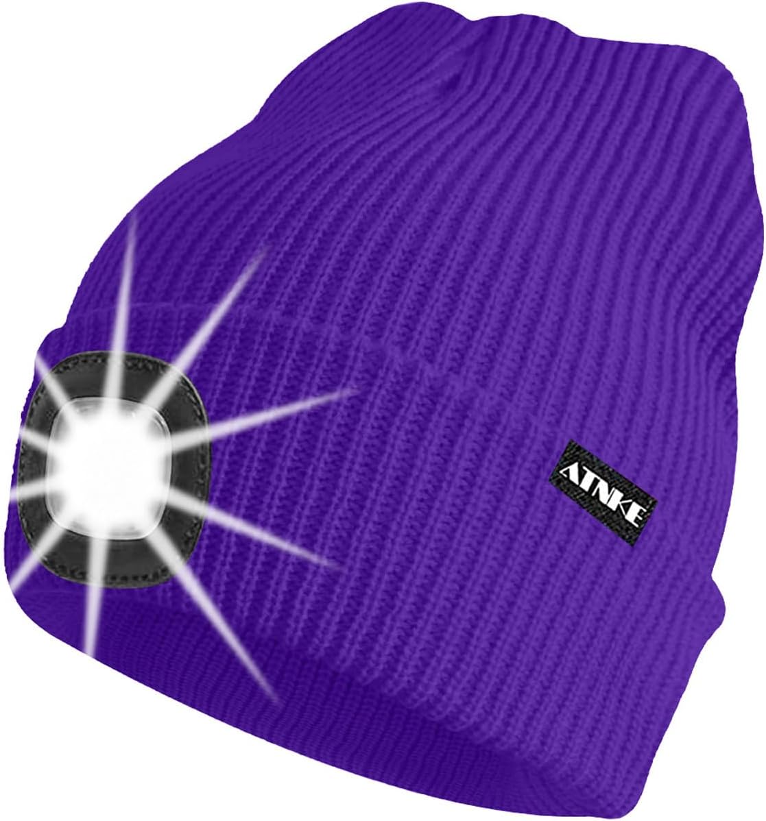 ATNKE Unisex winter hat with led light