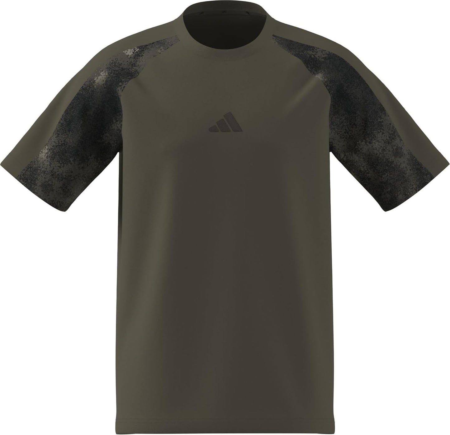 adidas Mezczyzni CAMO T-SHIRT, olive strata/MULTICOLOR, L