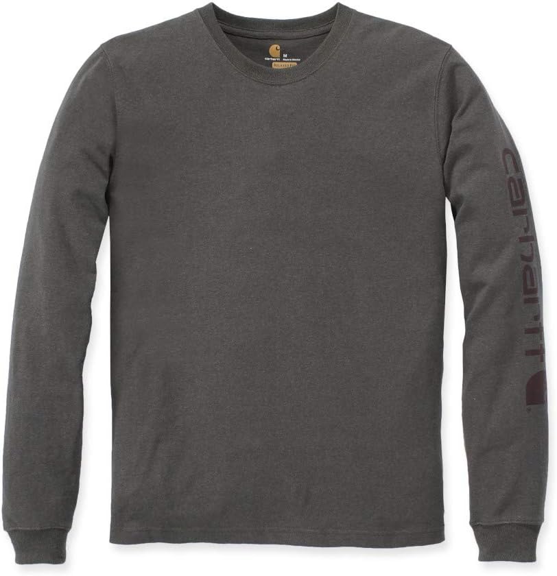 Carhartt Men's signature logo long sleeve t-shirt