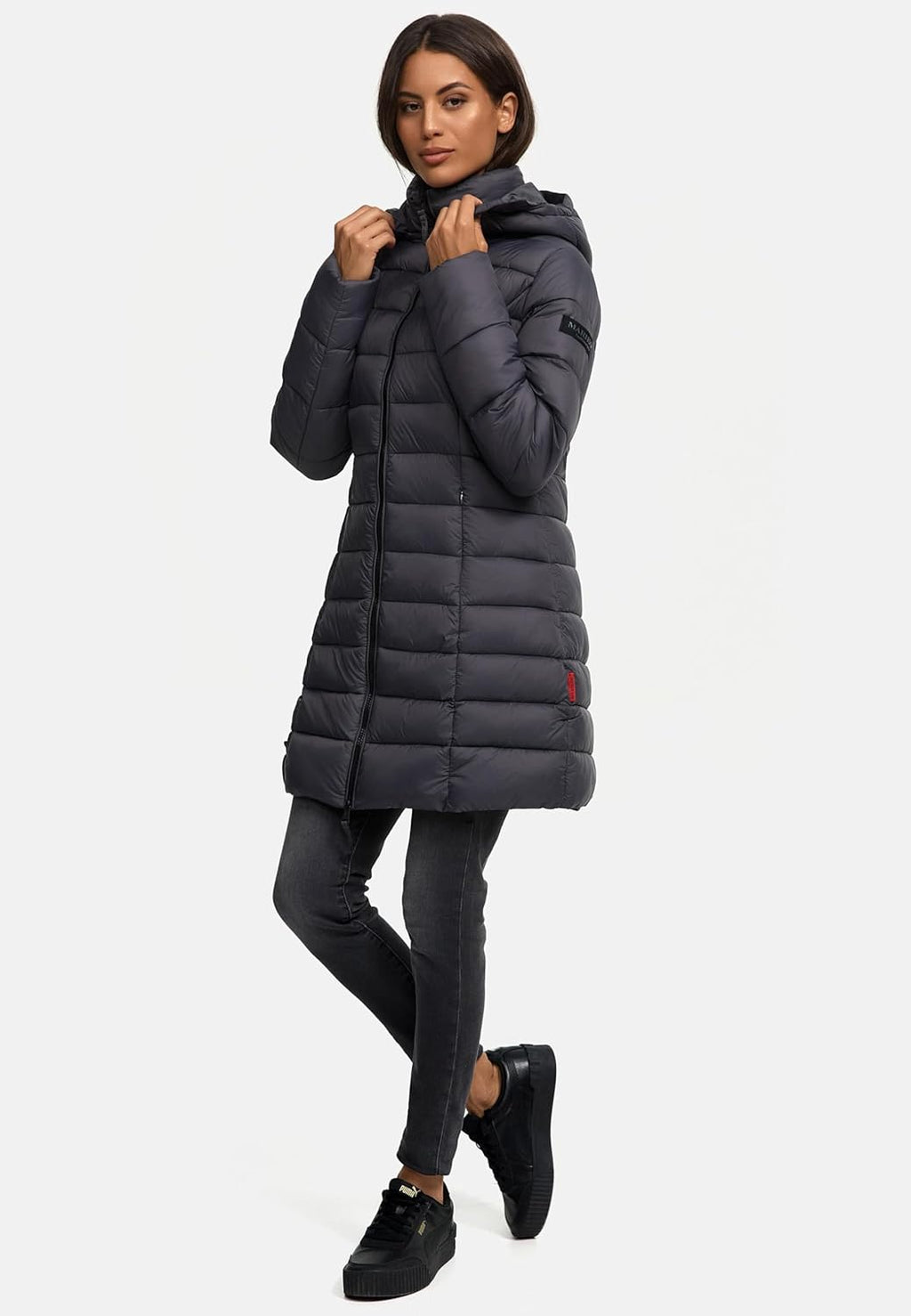 Marikoo Women's Quilted Winter Coat with Evening Star in sizes XS-XXL
