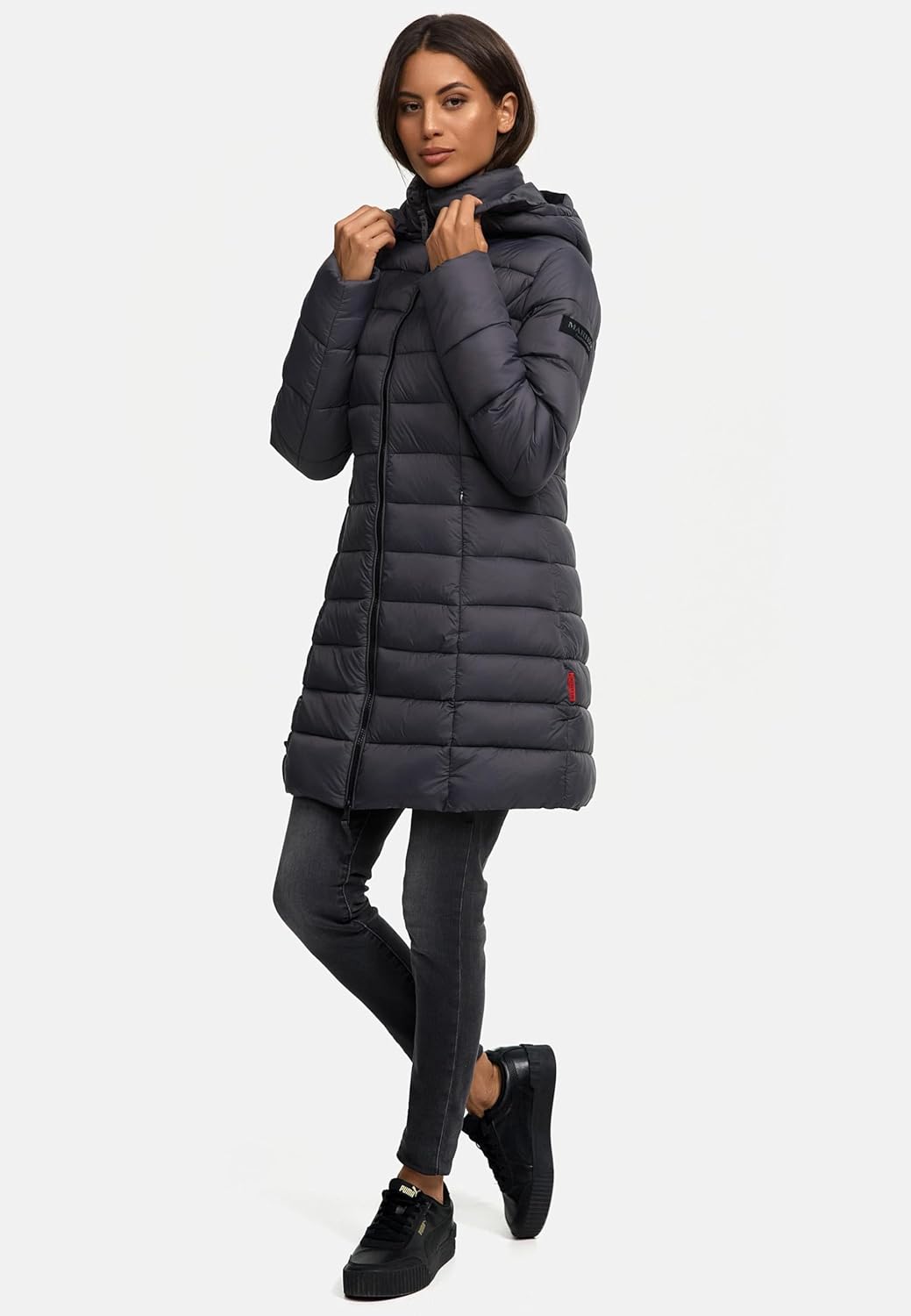 Marikoo Women's Quilted Winter Coat with Evening Star in sizes XS-XXL