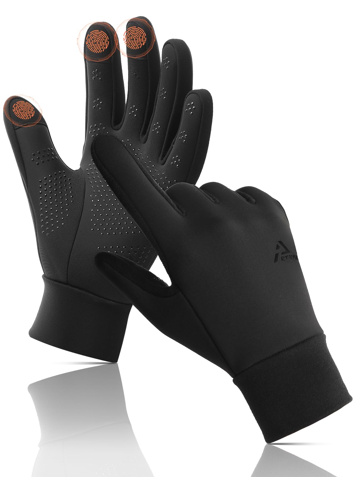 Winter Gloves Women Men Cold Weather Touch Screen 3-Layers Liner Glove for Running, Cycling, Biking, Hiking, Driving