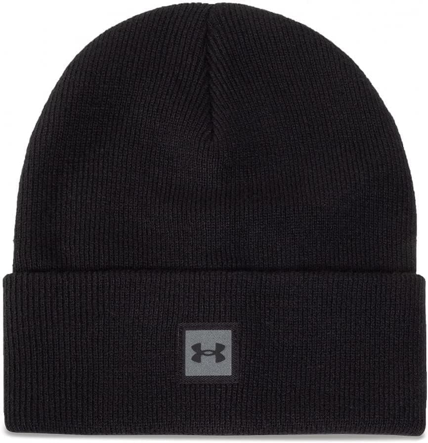 Under Armour värmande mössa för män, funktionell stickad mössa halftime stickad mössa