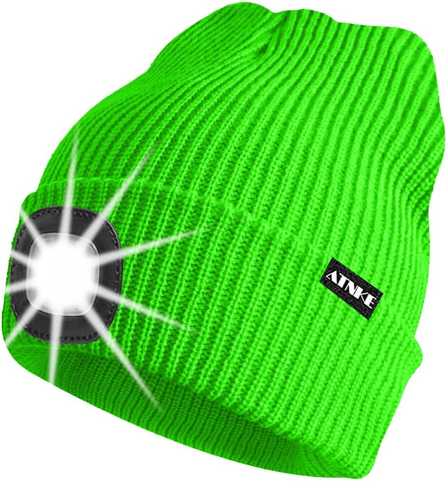 ATNKE Unisex winter hat with led light
