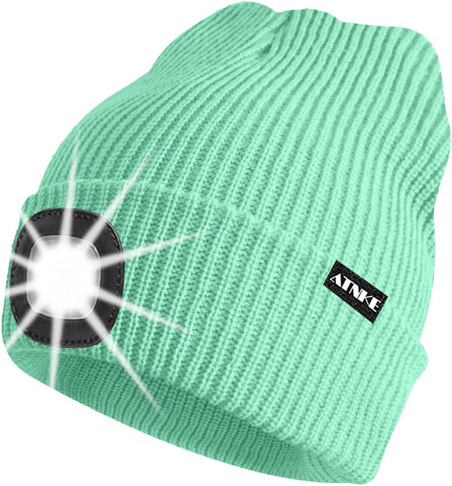 ATNKE Unisex winter hat with led light