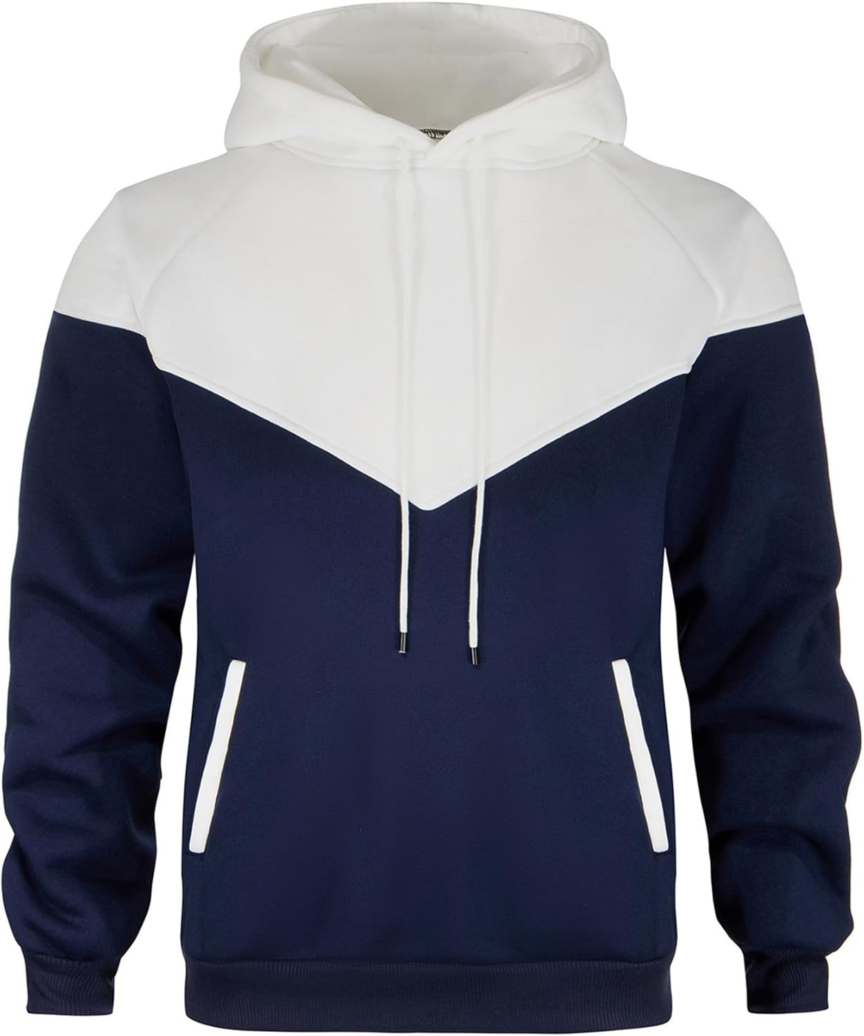 Hoodie Men's Sweatshirt Long Sleeve Sweatshirt Hoodie Color Block Sweatshirt