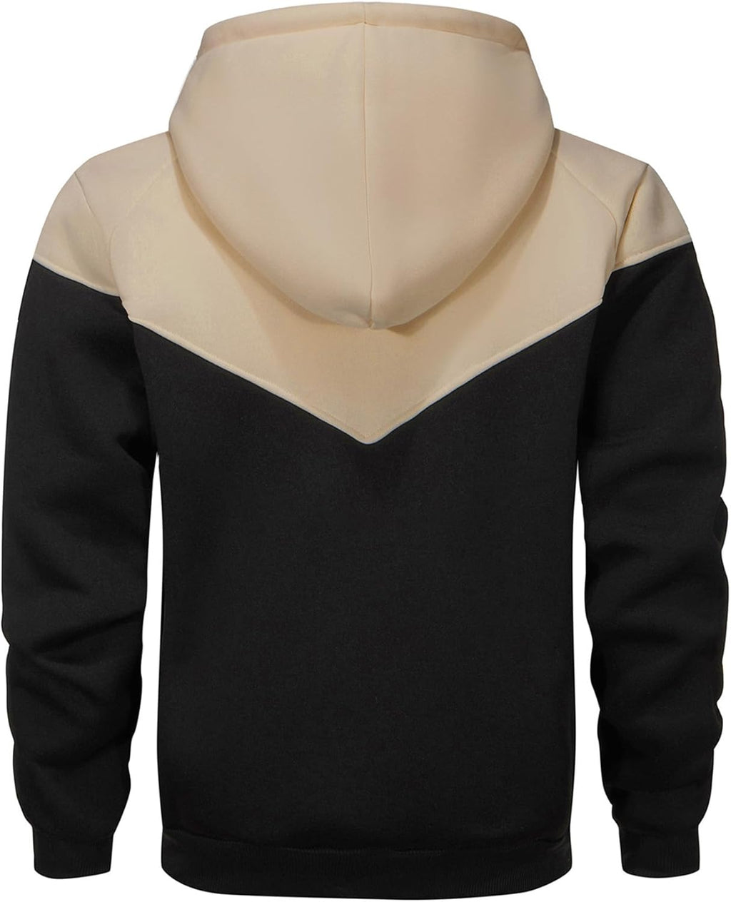 Hoodie Men's Sweatshirt Long Sleeve Sweatshirt Hoodie Color Block Sweatshirt
