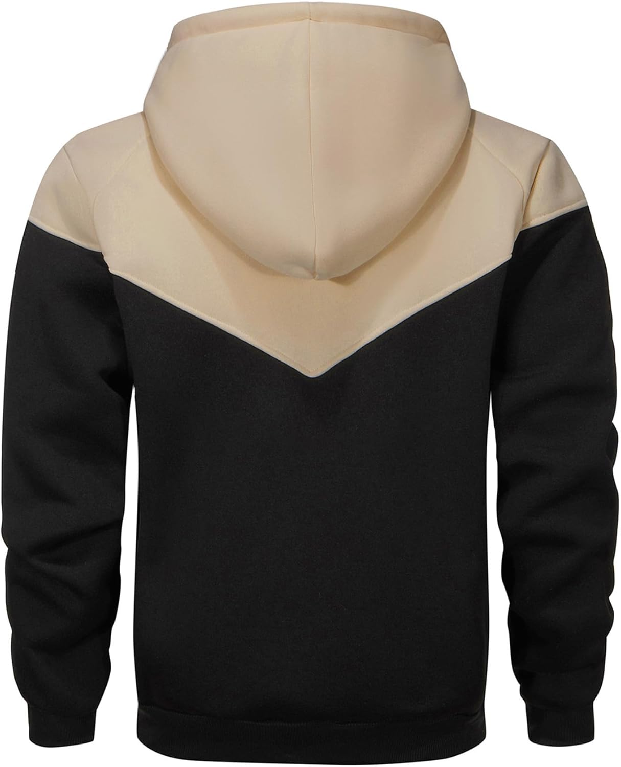 Hoodie Men's Sweatshirt Long Sleeve Sweatshirt Hoodie Color Block Sweatshirt