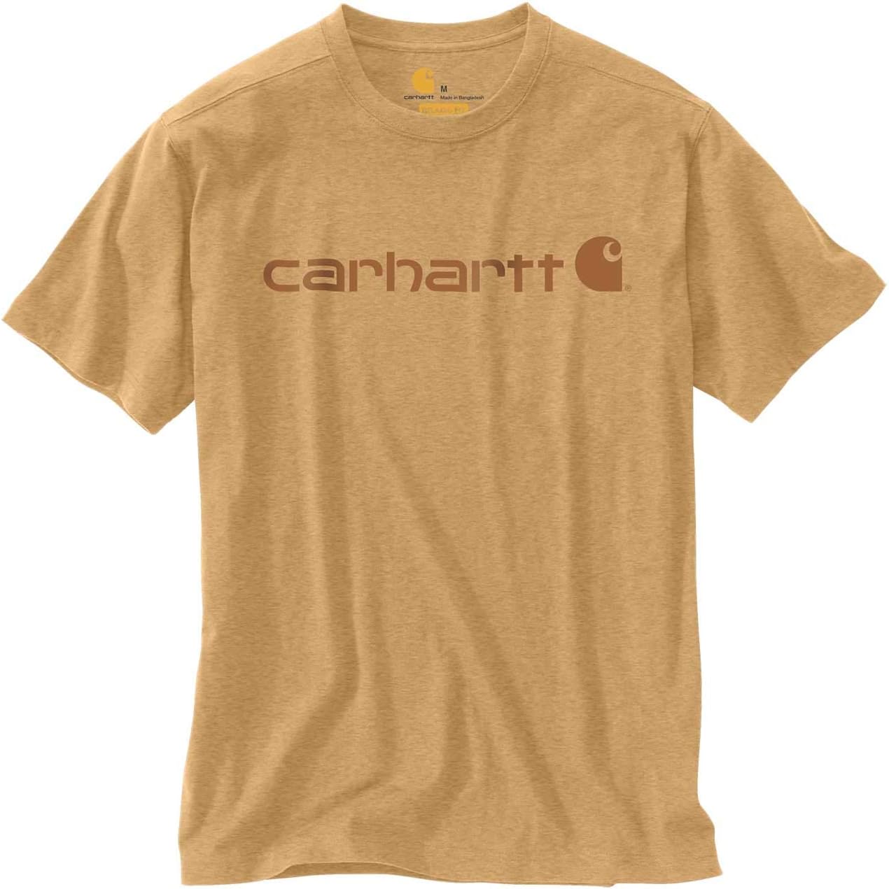 Carhartt Men's Relaxed Fit Heavy Short Sleeve Logo Graphic T-Shirt Work Utility T-Shirt