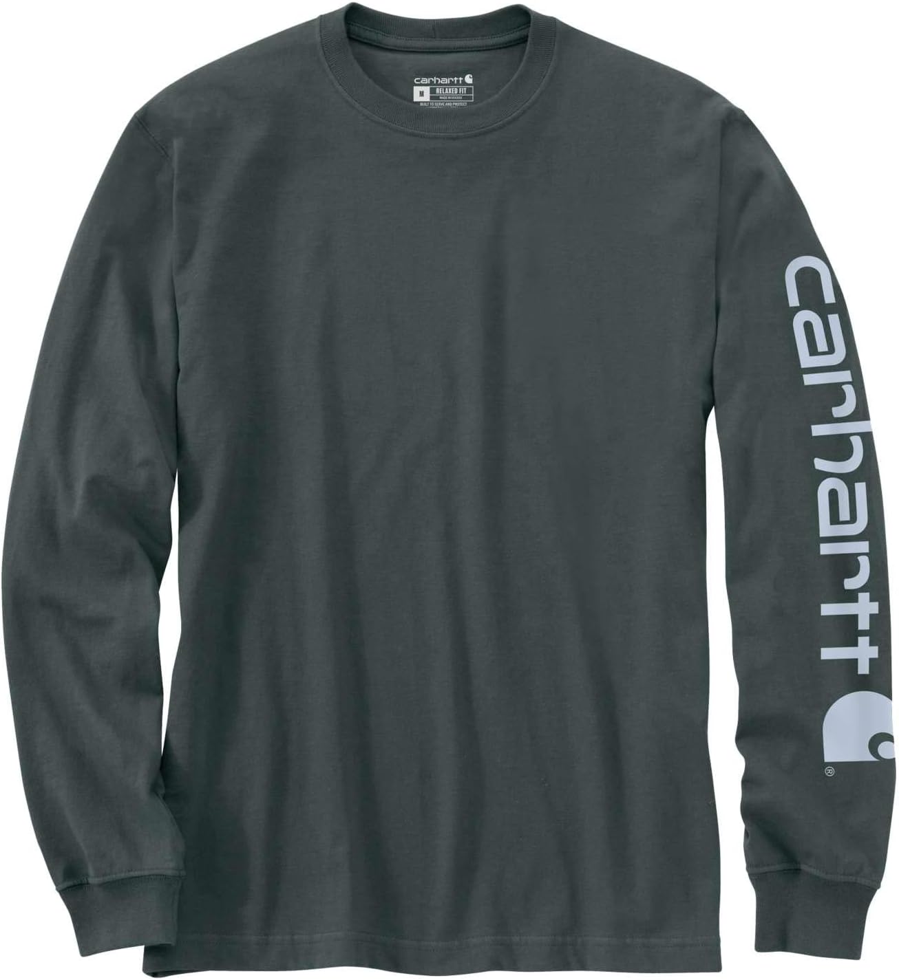 Carhartt Men's signature logo long sleeve t-shirt