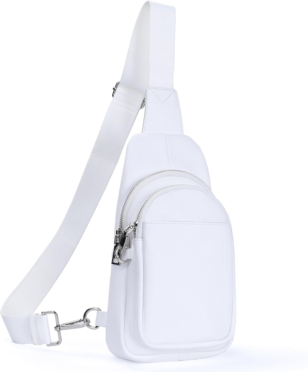 Travel bag in genuine leather for women