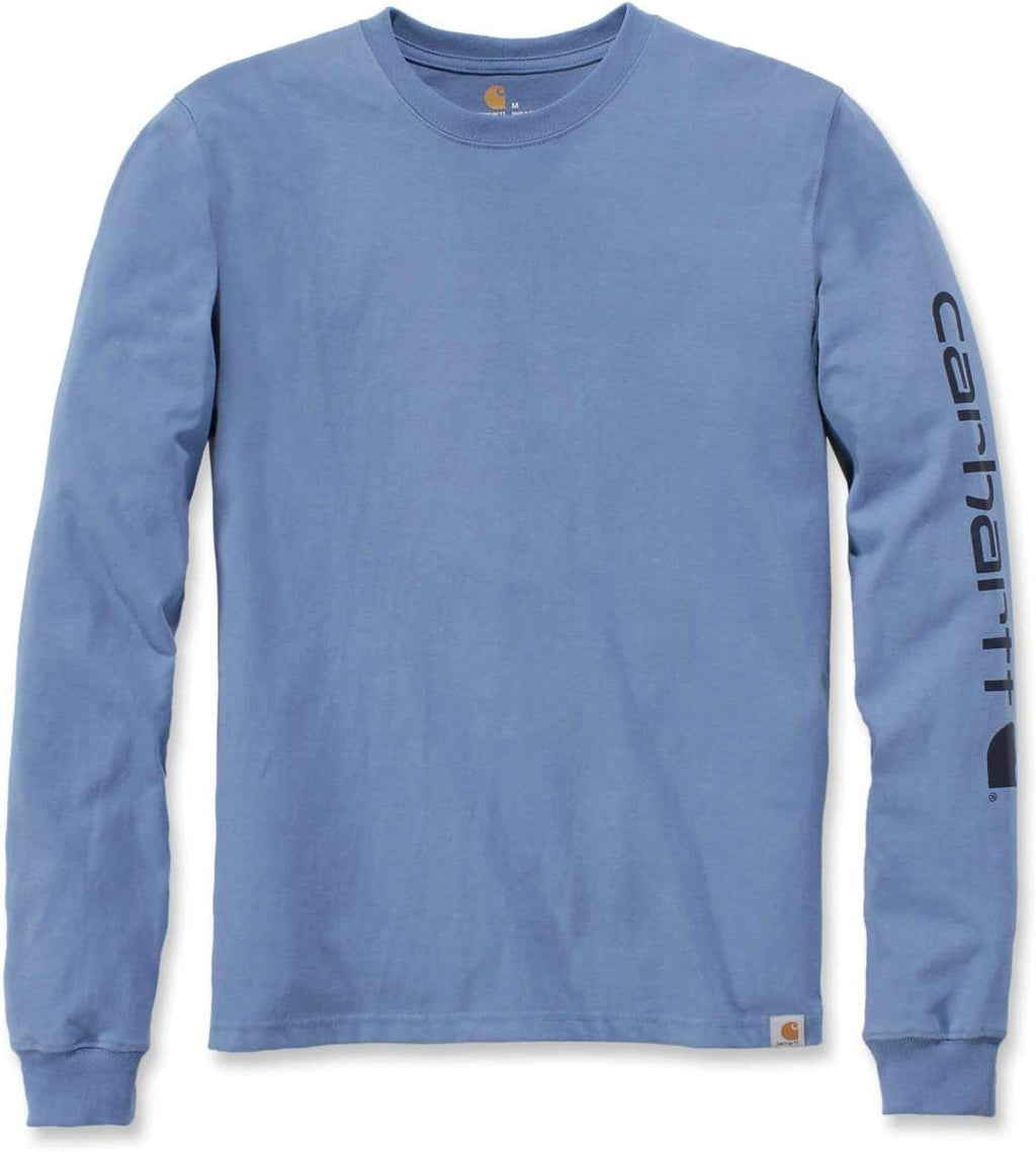 Carhartt Men's signature logo long sleeve t-shirt
