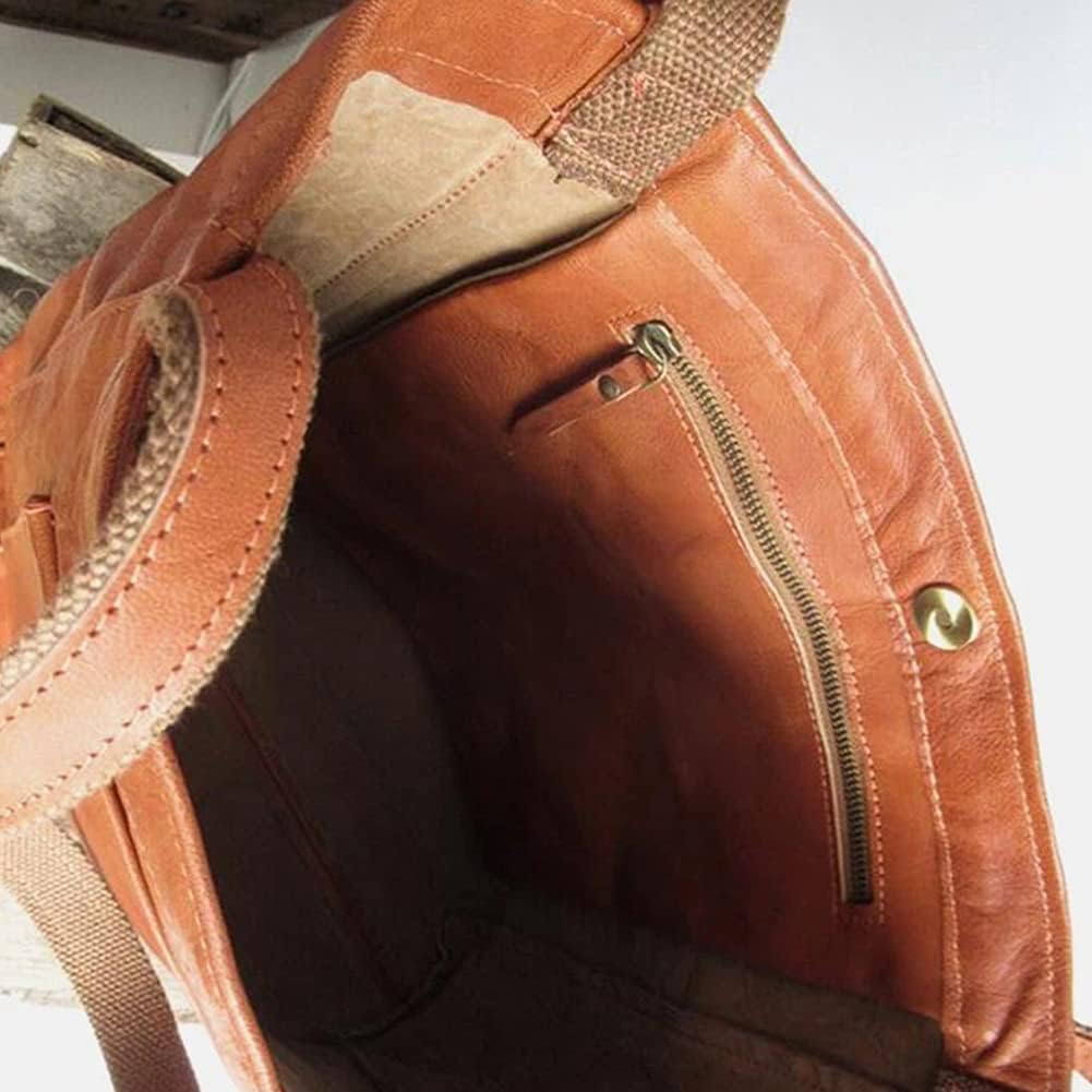 Vintage women's soft leather shoulder bag
