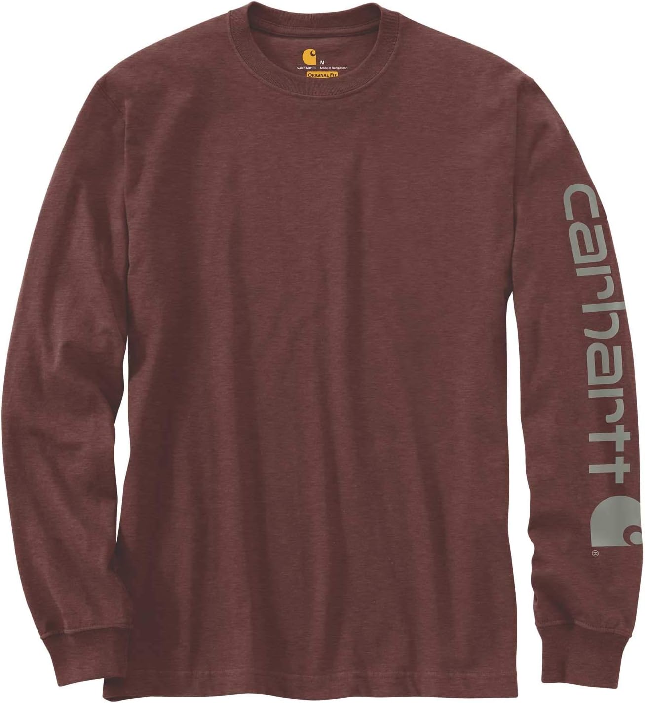 Carhartt Men's signature logo long sleeve t-shirt