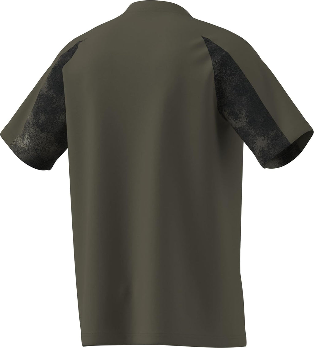 adidas Mezczyzni CAMO T-SHIRT, olive strata/MULTICOLOR, L