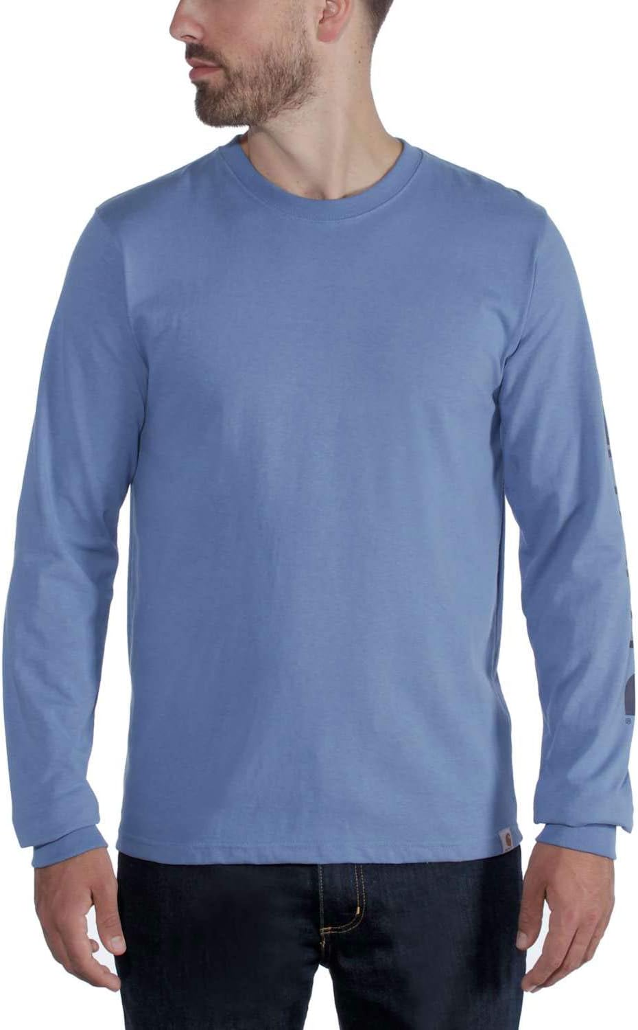Carhartt Men's signature logo long sleeve t-shirt