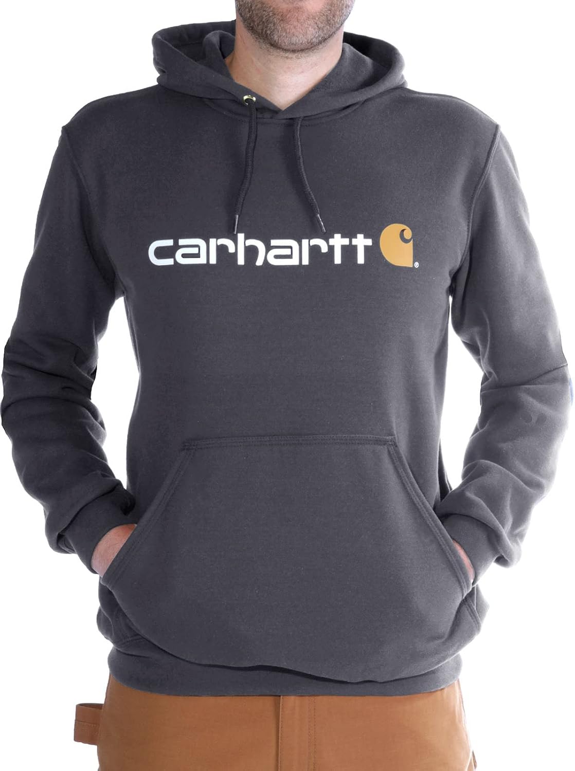 Carhartt herr Loose Fit Midweight Logo Graphic Sweatshirt Tröja