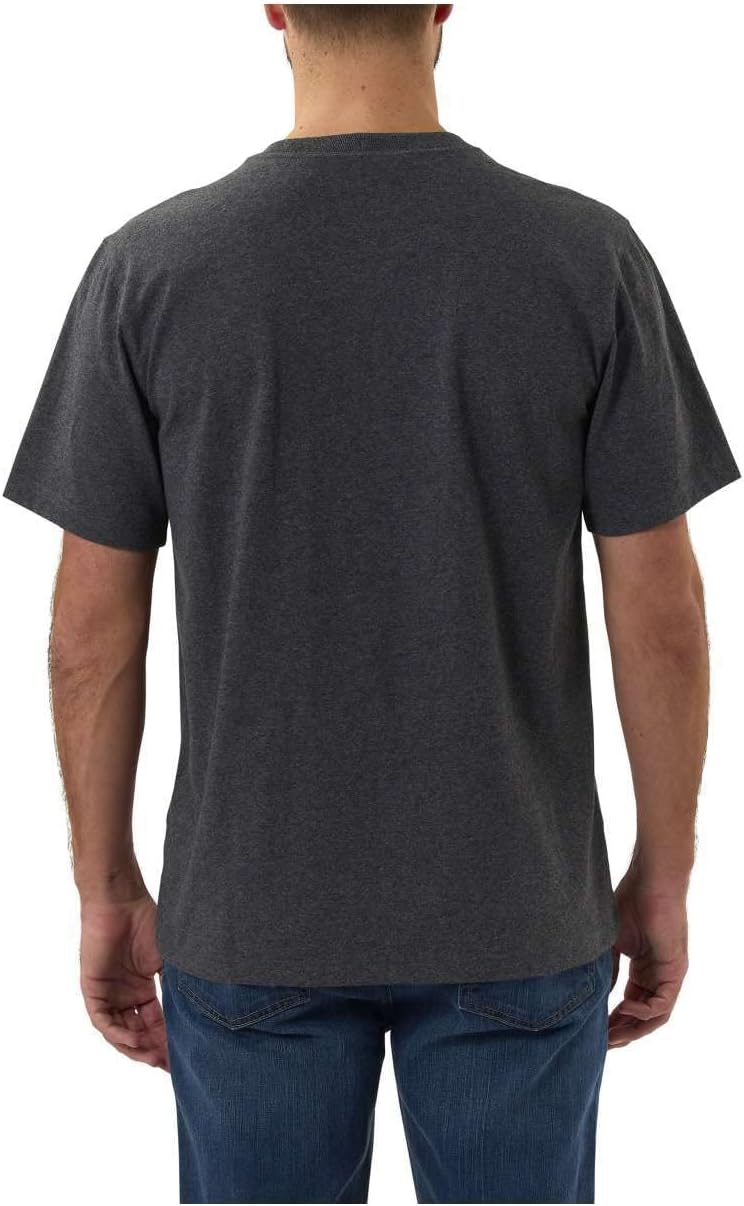 Carhartt Men's Relaxed Fit Heavy Short Sleeve Logo Graphic T-Shirt Work Utility T-Shirt