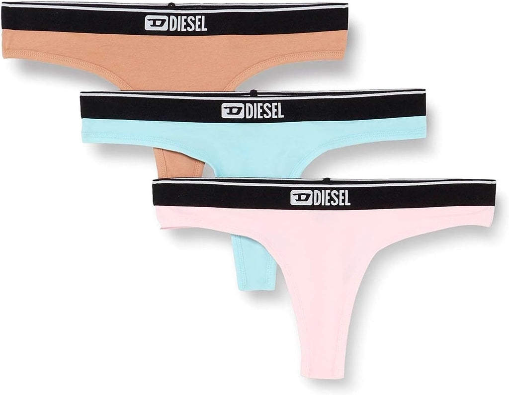 Diesel Women's Ufst-Starsey Threepack Slip (Pack of 3)