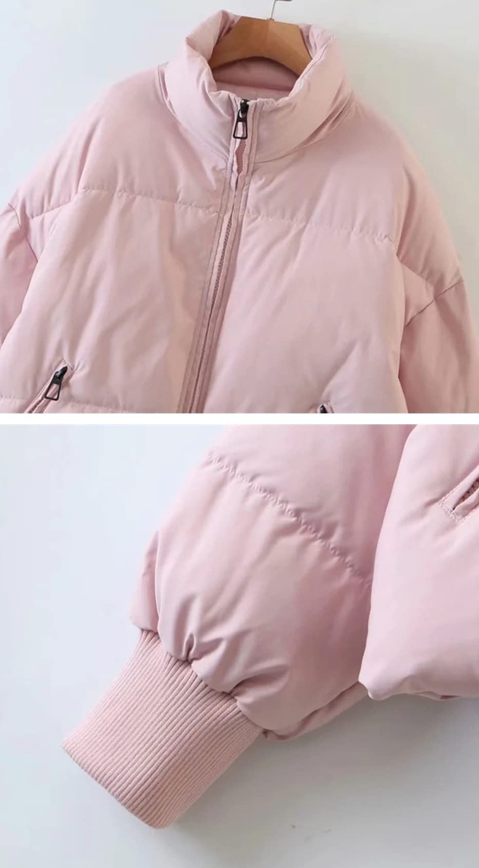 Gihuo Women’s Winter Cropped Puffer Jacket Coat Short Warm Quilted Jacket 2026