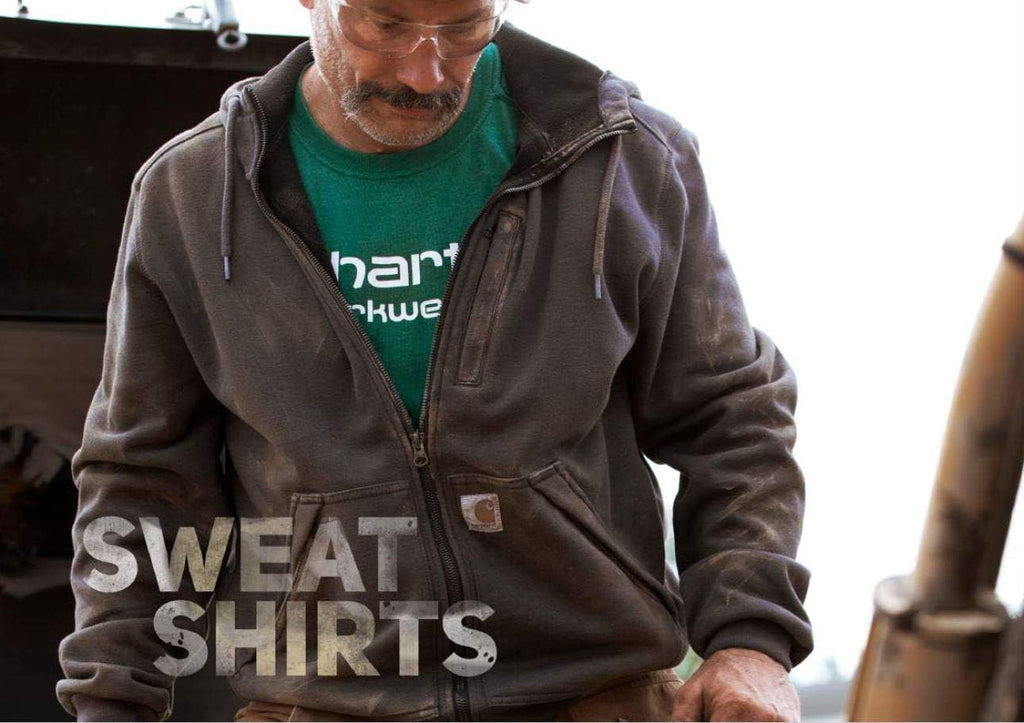 Carhartt herr Loose Fit Midweight Logo Graphic Sweatshirt Tröja