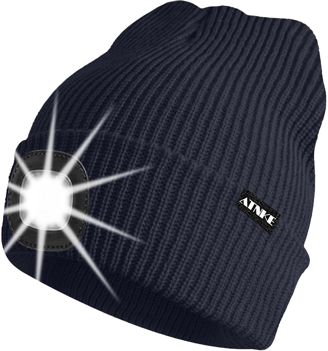 ATNKE Unisex winter hat with led light