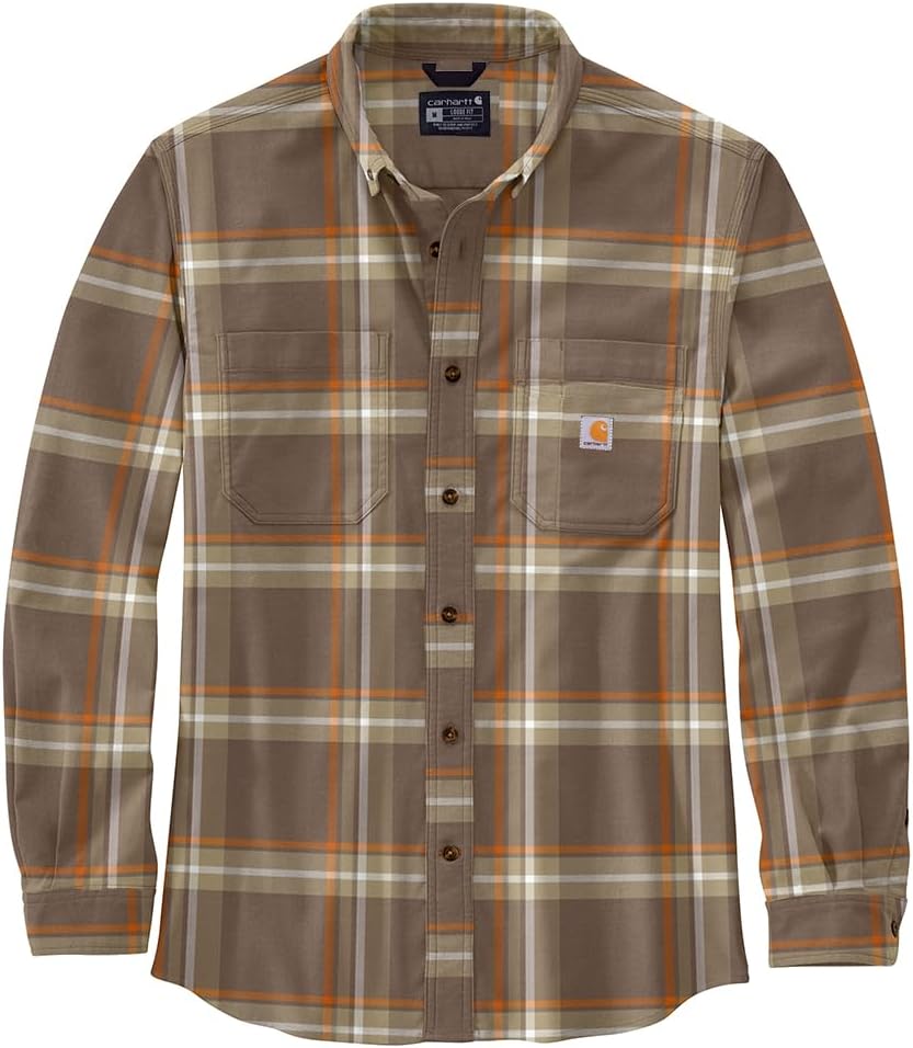 Carhartt Relaxed fit plaid flannel shirt