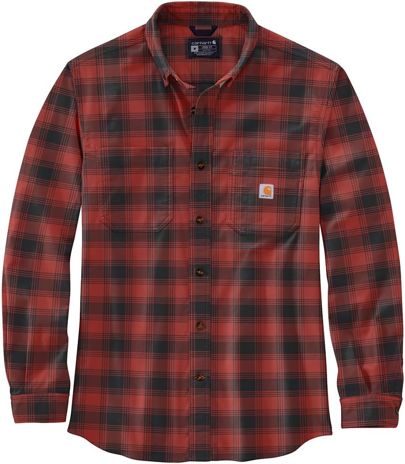 Carhartt Relaxed fit plaid flannel shirt