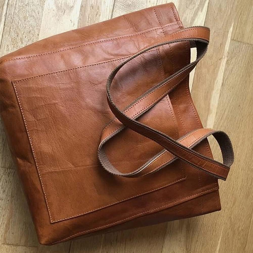 Vintage women's soft leather shoulder bag