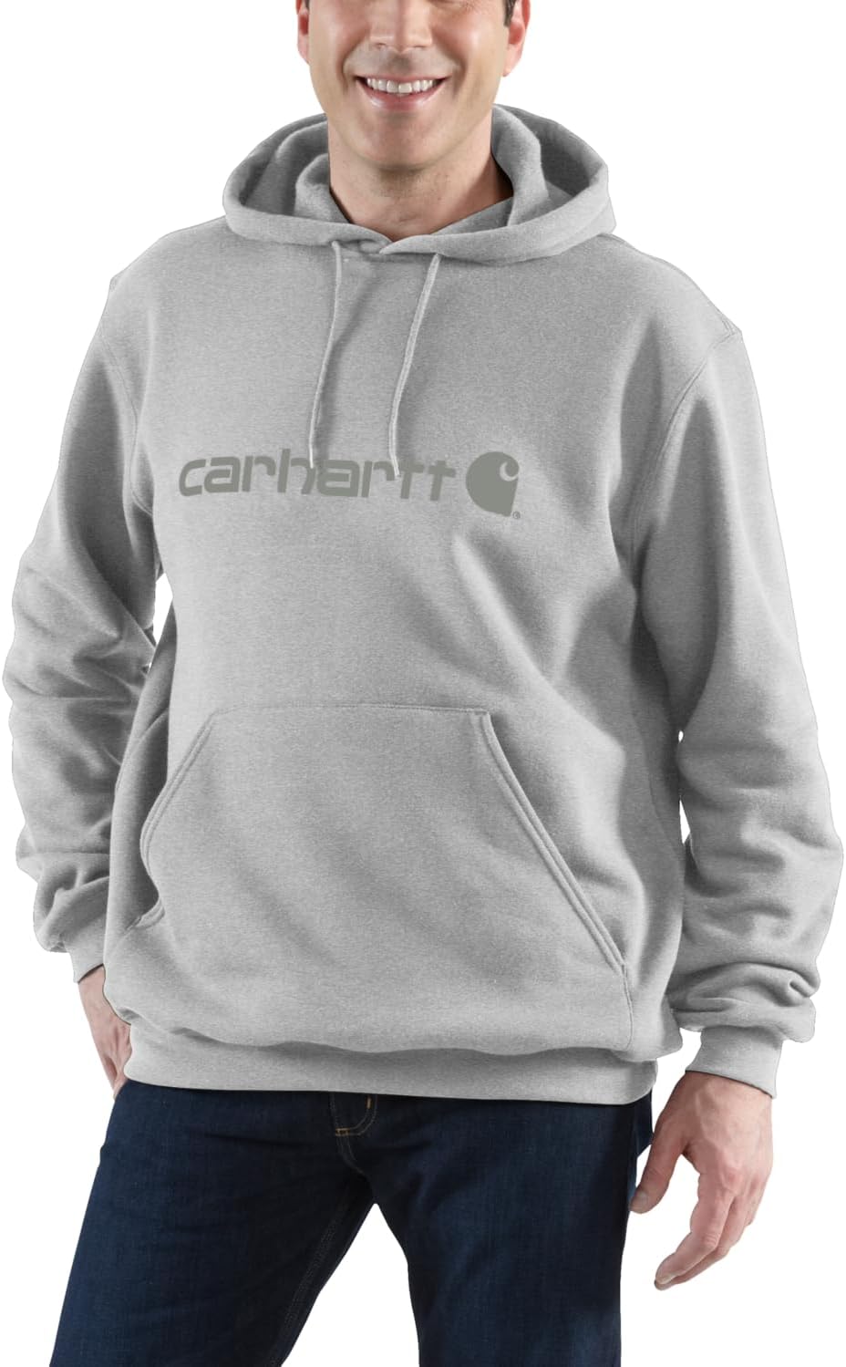 Carhartt herr Loose Fit Midweight Logo Graphic Sweatshirt Tröja