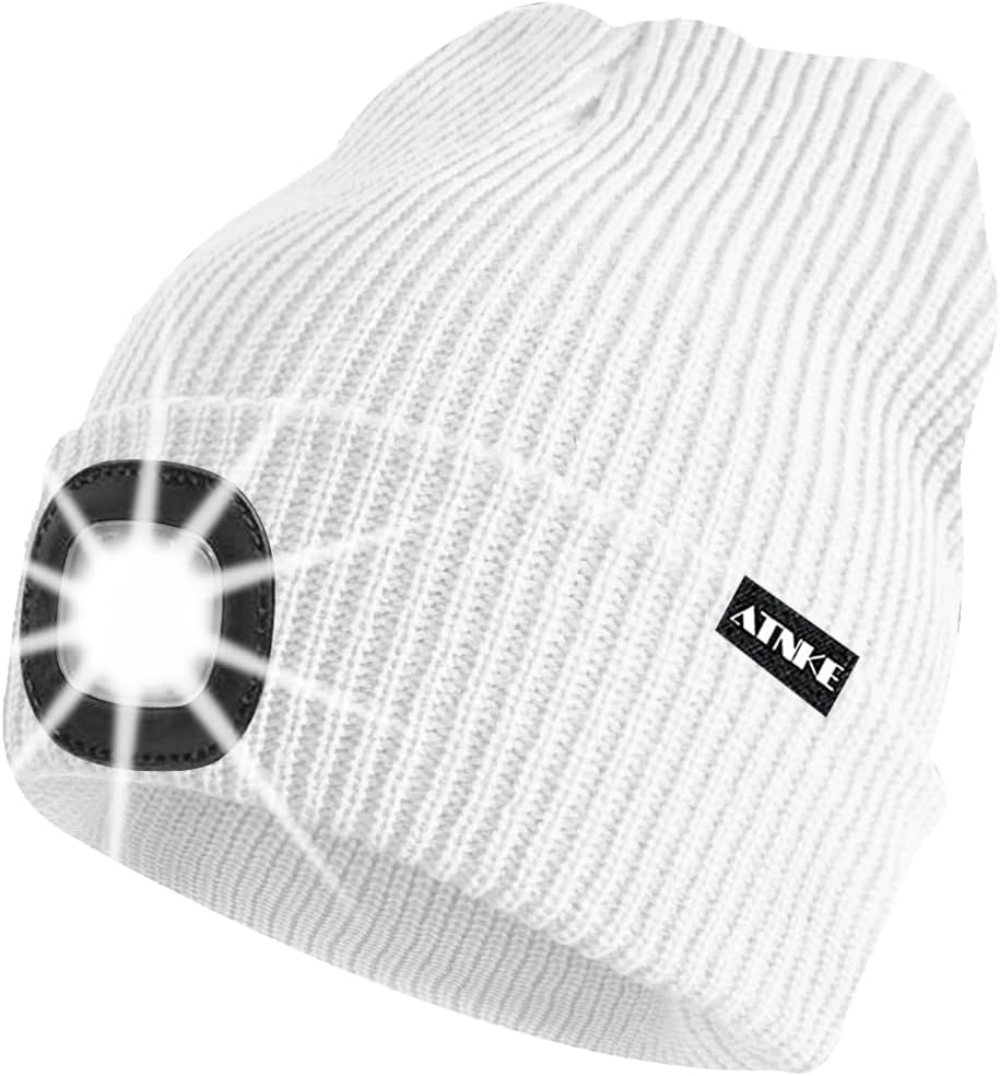 ATNKE Unisex winter hat with led light