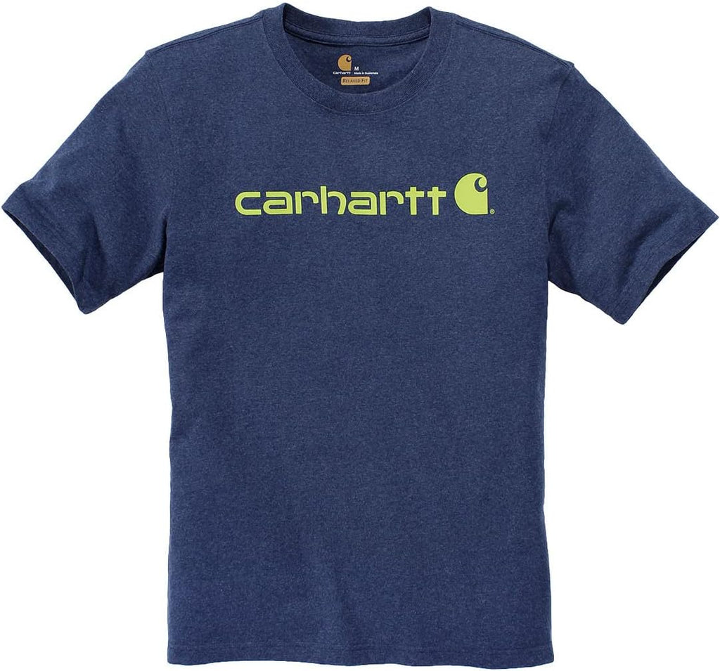 Carhartt Men's Relaxed Fit Heavy Short Sleeve Logo Graphic T-Shirt Work Utility T-Shirt
