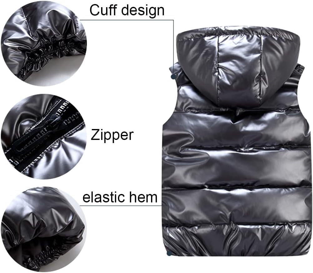 Unisex Winter Hooded Down Vest